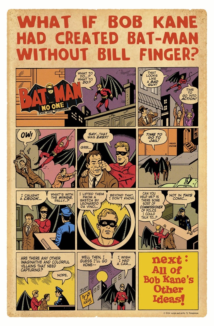 Austin Kleon — “What if Bob Kane had created Bat-Man Without Bill...