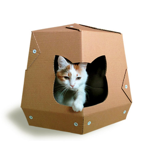 mymodernmetselects: Playful Cardboard Cat Sanctuaries by Cacao Furniture If you’re a cat 