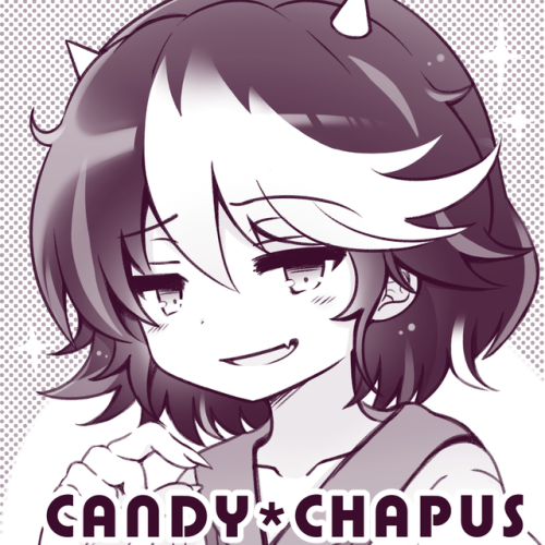 来月10/6開催の博麗神社秋季例大祭に〔す‐17b  CANDY*CHAPUS〕 で参加します。当日は正針の新しいグッズやちまちました何かがある予定です。