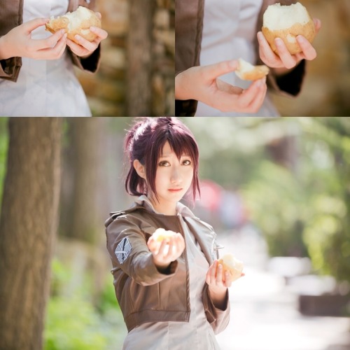 vandariwuuuuutcosplay:  Chracter: Sasha Braus Anime/Manga series: Shingeki no Kyojin CN: Saida 