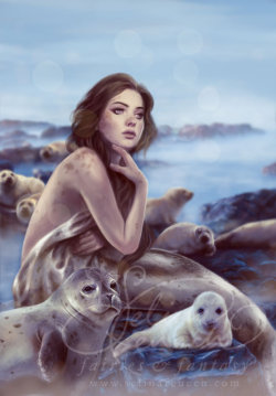 celtic-forest-faerie:  {Selkie} by {Selina