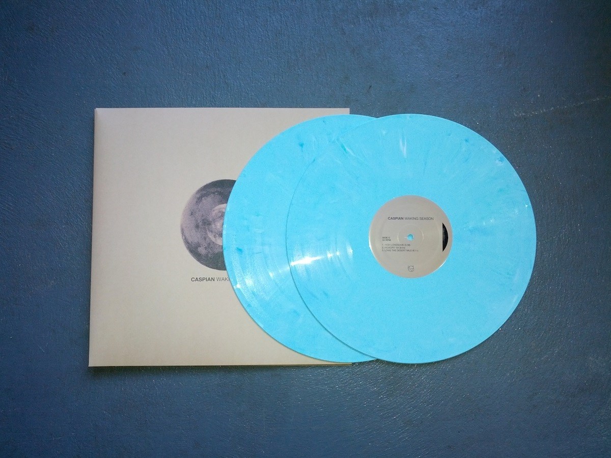 Our AUS/NZ Hobbledehoy pressing of CASPIAN ’Waking Season’ is finally here, just in time for the tour! Beautiful 2LP gatefold, first press /250 on seafoam blue.
Orders will begin shipping out immediately.
Get your mitts on...