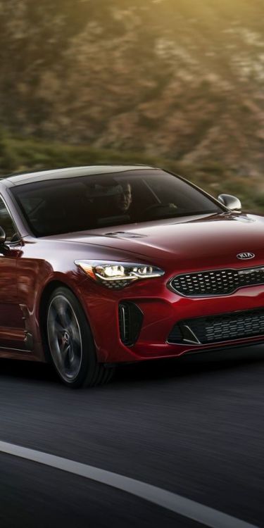 Red sedan, Kia Stinger, 1080x2160 wallpaper @wallpapersmug : https://ift.tt/2FI4itB - https://ift.tt