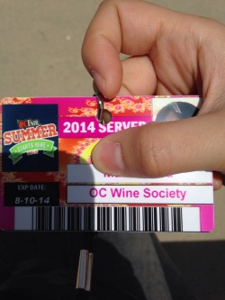 Just got my OC Fair badge to volunteer for