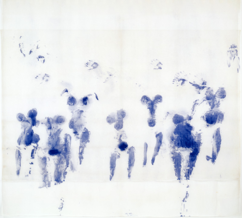 nobrashfestivity: Yves Klein,.Anthropometry of the Blue Period, 1958, 1960 and 1962 Galerie internat