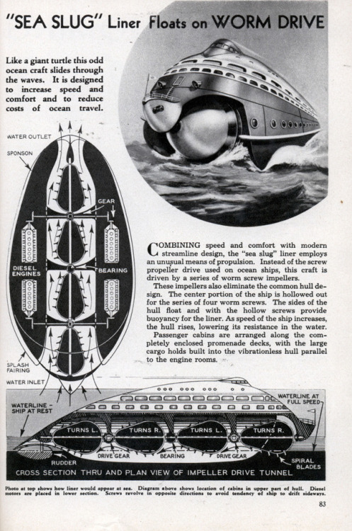dieselpunkflimflam:pulpbizarre:1347-4337-23736Another wonderful contraption from the 1930s! If only!