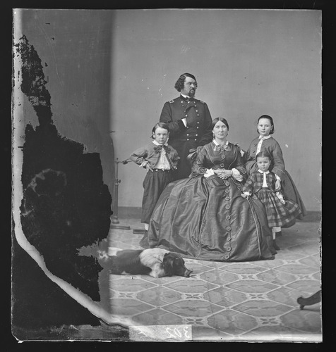 si-national-portrait-gallery:Samuel D. Sturgis and Family, c. 1860-1870, Smithsonian: National Portr