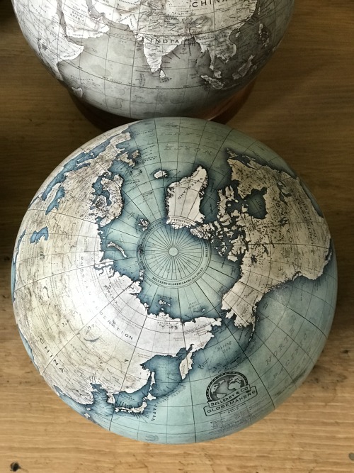 22cm terrestrial world globe - hand painted and handcrafted.www.bellerbyandco.com | Bellerby &amp; C