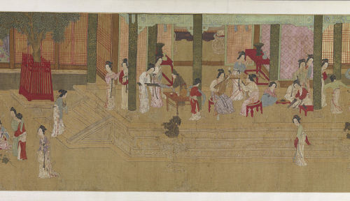 Spring morning in the Han palace by the Ming dynasty painter Qiu Ying (1494-1552)