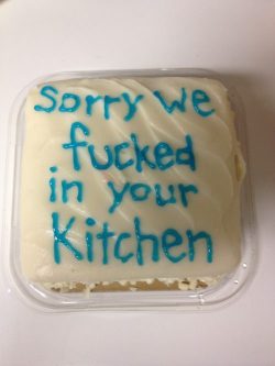 Why Does Fucking In The Kitchen Require An Apology Cake? It Isn&Amp;Rsquo;T Like,