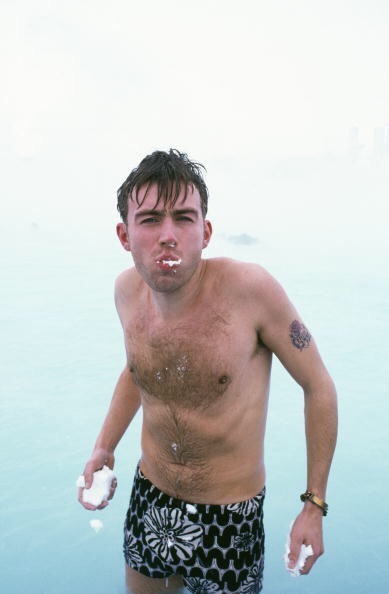 Damon Albarn In An Outdoor Pool Circa 1995