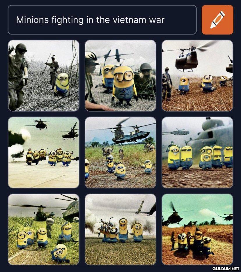 Minions fighting in the...