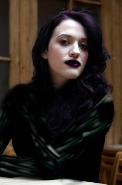 aoisakai:  Kat Dennings as Inque is a female shape shifter, appearing as a normal woman she can change into a featureless liquid black form. I do not made this manips. 