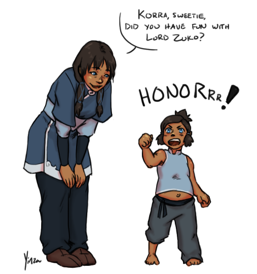 The aftermath of bb Korra meeting Zuko.