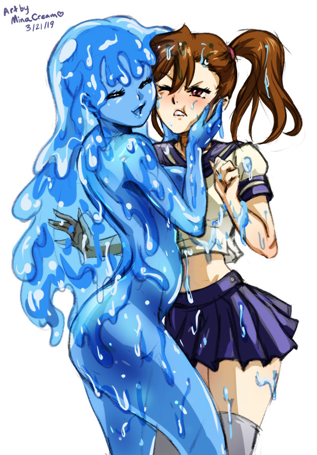   #504 School Girl x Slime Girl  &ldquo;Quit it, you&rsquo;re making a mess