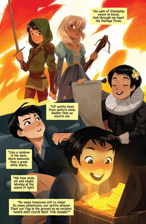 beckycloonan: Hey dudes!!! Here is a GOTHAM ACADEMY 8 page preview, which you can read for FREE!&nbs