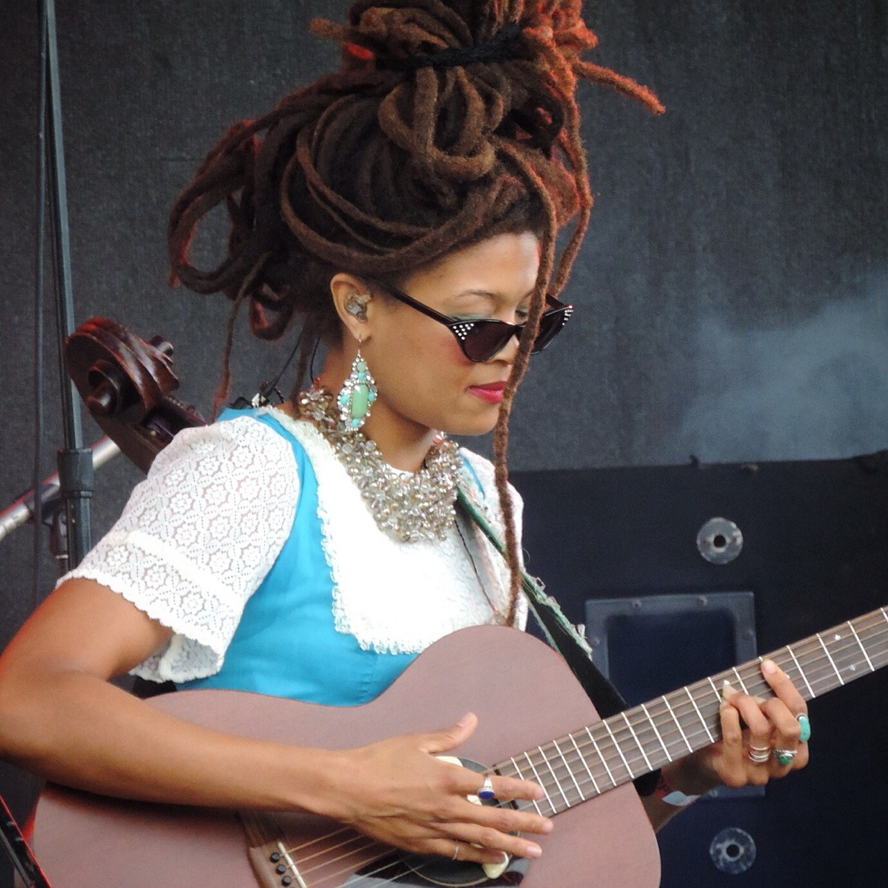 maribellanyc:  AfroPunk Fest, August 23, 2014. Valerie June, Alice Smith &amp;