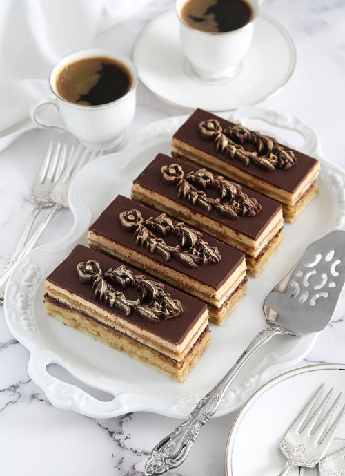 Classic Opera Cake | Sprinkle Bakes