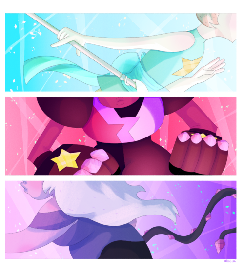 katieelle:We are the crystal gems~Print for Supanova this weekend! More details coming soon!  <3