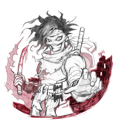  STAIN THE HERO KILLER!! (My Hero Academia) Hope some of you people can spot the homage I made here.