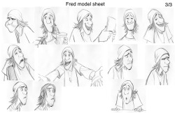 disneyanimation:  The many faces of Fred