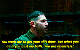 rafikecoyote:mb: David Lieberman & Frank Castle “I don’t wanna be blood brothers. That stuff is 
