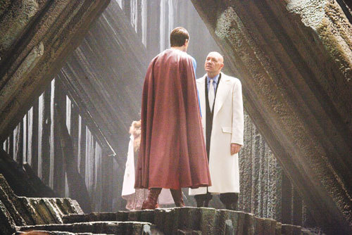 superrouth: Superman faces Lex Luthor on the kryptonite island.Fuck yeah, we love the next scene. Gi