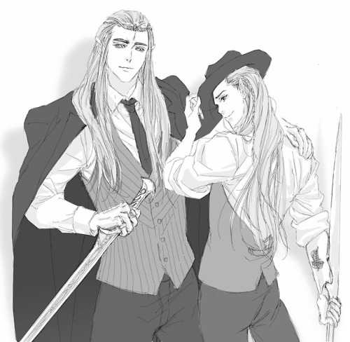 - Thranduil &amp; Legolas - 2019 the best Cover photo of the Mirkwood fashion magazine 