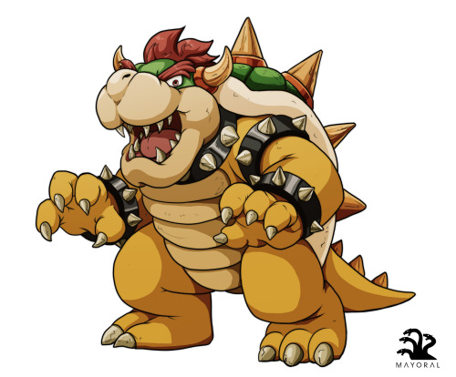 BowserCommissioned character.It’s part of this big illustration: http://ilustracionmayoral.tumblr.co