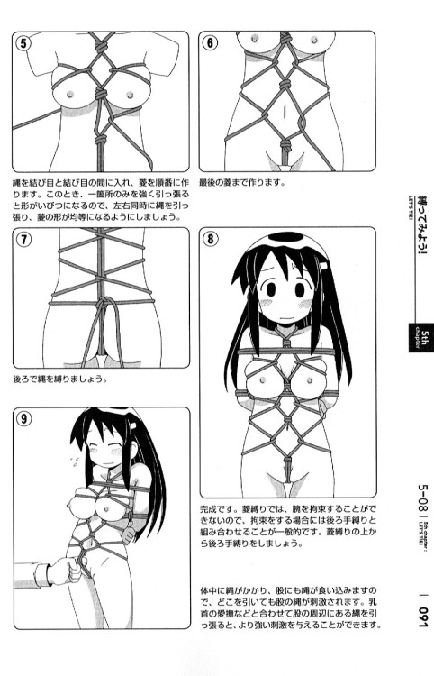 bdsmgeek:  Hajimete no SM Guide pg. 90-97 Buy it on Amazon.co.jp