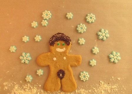 Tiny Cock Cookie Party:  Here is my cookie alter ego TallBodSmallRod Todd.  He is a tall c