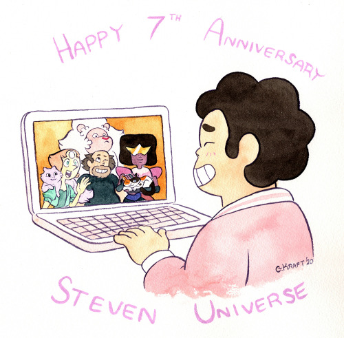 gracekraft: Happy 7th Anniversary Steven Universe!