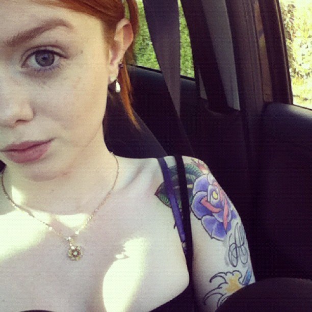  Lass and her freckles &lt;3 