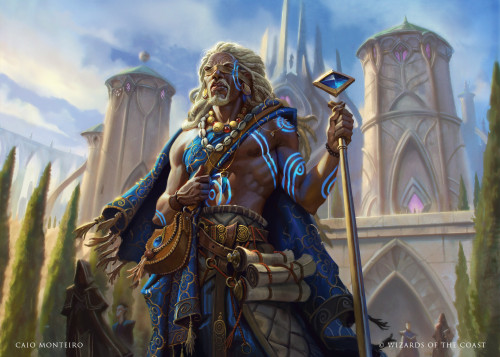 Archmage Emeritus by Caio MonteiroArtist commentary: “Artwork for the new Magic the Gathe