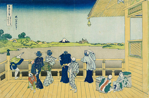 “Turban shell hall of the five hundred rakan temple” by Katsushika Hokusai (1760–1849)