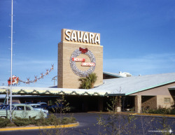 vintagelasvegas:Sahara, Las Vegas, Christmas