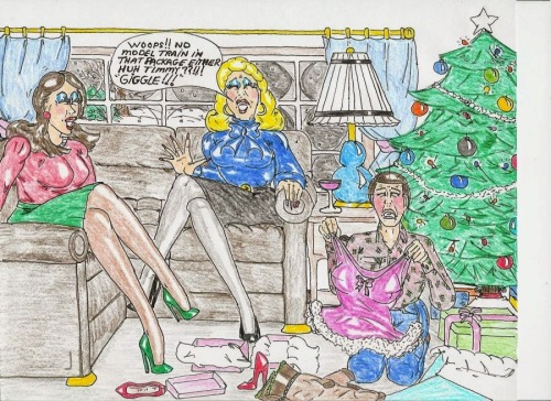 felicitycindy: Poor Timmy - All he gets for Christmas is girl’s things
