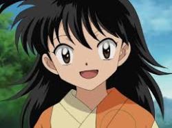 Name: Rin Anime: Inuyasha Occupation: Follower of Sesshomaru Age: 8 Rin is a carefree, innocent and fiercely loyal young girl. After the savage death of her parents and brother by thieves when she was a baby she distrusted all humans and became a mute.