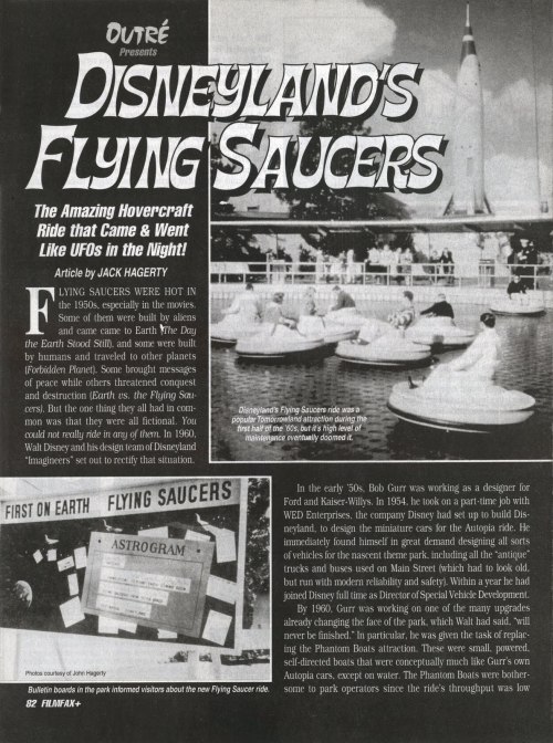 Disney’s Flying SaucersFilmFax Plus Magazine, December 2005