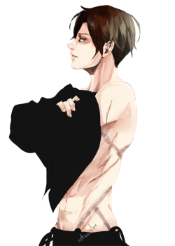 netamashii:  black clothes, more like “im too lazy to colour”  