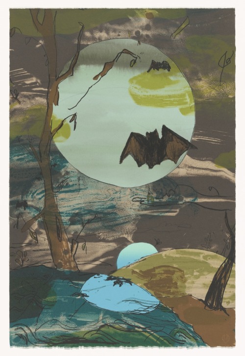 Owens, Laura. Untitled (for Parkett no. 65). 2002. Museum of Modern Art, New York.Lithograph with co