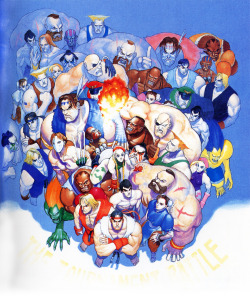 ikarus7:  Super Street Fighter II Cast (Art