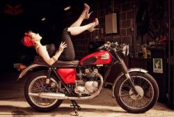 hotrodzandpinups:  Biker Babe Wednesday