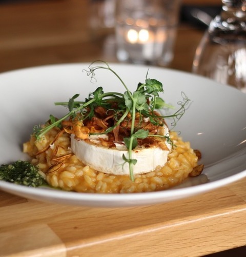 Pumpkin Risotto With Goat Cheese - Rice Recipe