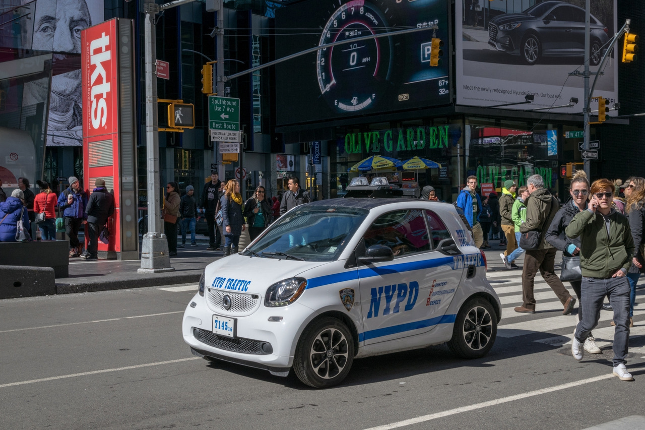 NYPD around Times Square