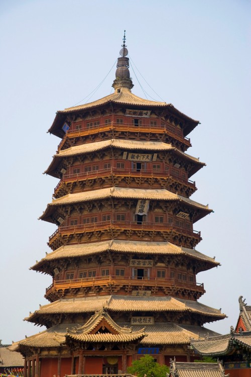 山西应县佛宫寺释迦塔 Skyamuni Pagoda/Shi Jia Pagoda- the highest extant ancient wooden construction in China, 