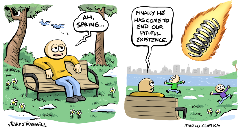 markocomics:  Once again, spring has come