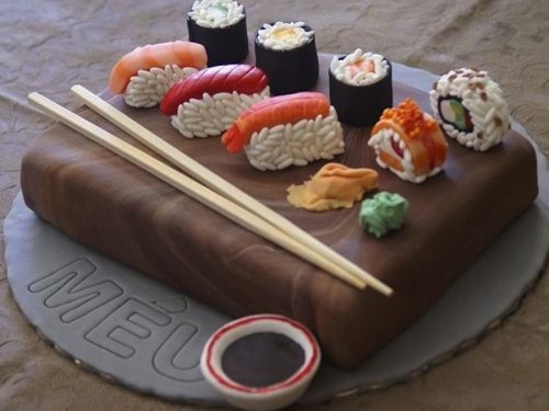 “Sushi” Cakes