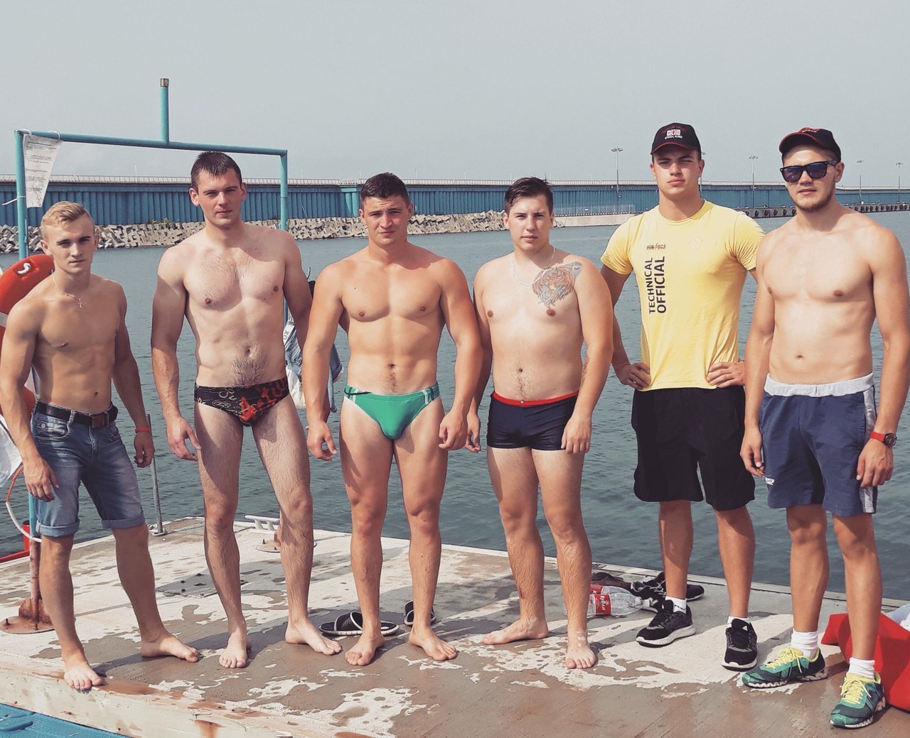 Dudes in speedos