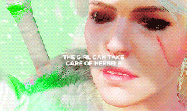 commanderiorveth:The girl can take care of herself, believe me. Geralt, she’s no longer that little 